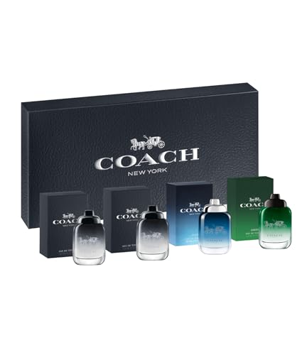Coach Men's Fragrances Mini 4-Piece Travel Cologne Gift Set
