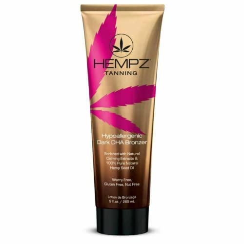 Hempz Dark DHA Bronzer - 9 oz Hypoallergenic