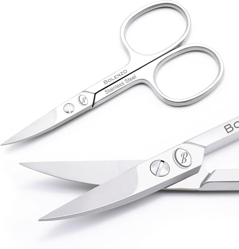 Curved Nail Scissors - High Carbon Stainless Steel, Men & Women