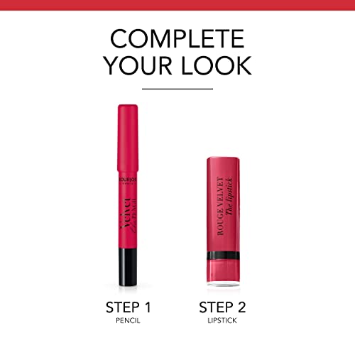 Bourjois Rouge Velvet Lipstick 04 Hip Hip Pink 2.4g