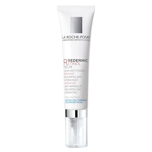 La Roche-Posay Redermic R Retinol Eye Cream with Caffeine - Anti-Aging Under Eye Treatment, 0.5oz