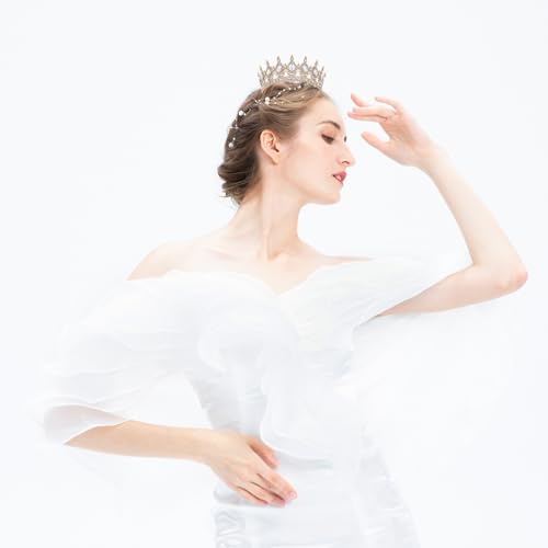 Rhinestone Queen Crown with Sash for Women