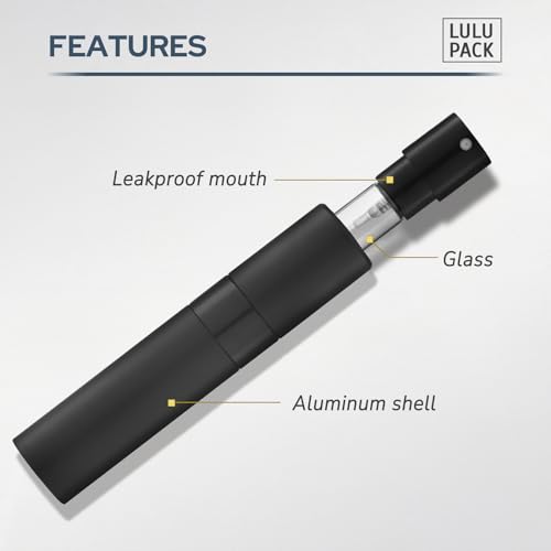 Lulupack 30ml Refillable Perfume Atomizer - TSA-Approved Travel Spray Bottle