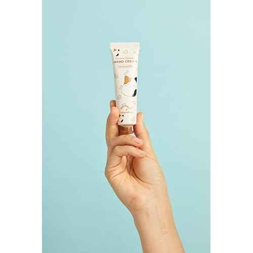 TONYMOLY x Squishmallows Cam the Cat 2-Piece Set ? Coconut Milk Hand Cream & Frosted Milk Lip Gloss ? Cute Korean Skincare & Beauty Gift for Women & Teens