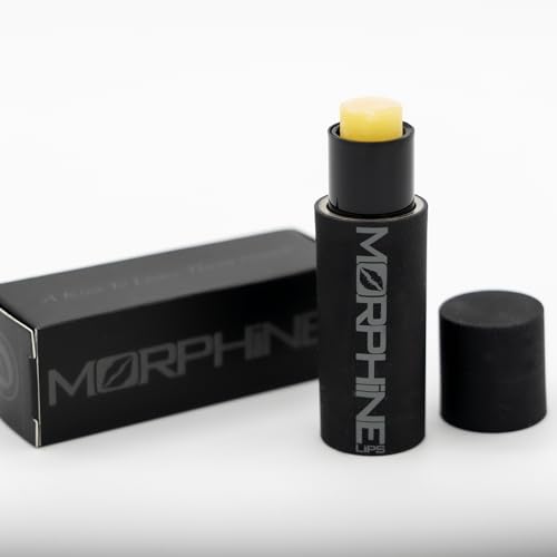 Morphine Lips Lip Balm (Pack of 3 (+ 1 free), Original - Numbing Formula for the Perfect Kiss