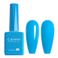 CANNI Bright Blue Gel Nail Polish - High Gloss UV/LED Soak Off Manicure