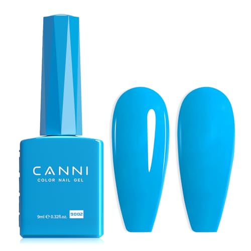 CANNI Blue Gel Nail Polish 1pc High-Gloss UV/LED Soak-Off Manicure
