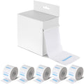 Marspark Disposable Barber Neck Strips with Hanging Dispenser – 5 Rolls, 400 Strips