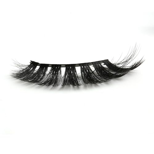 SUNWELL 18mm Mink Lashes 8D Fluffy Cat Eye - 10 Pairs