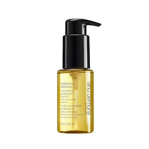shu uemura art of hair Essence Absolue Nourishing Protective Hair Oil - Lightweight Multi-Benefit, Hydrates, Adds Shine, and Reduces Frizz with Heat Protection, With Japanese Camellia Oil