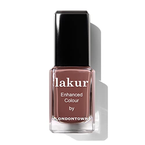 LONDONTOWN Lakur Nail Polish – Nude & Brown, Chip-Resistant