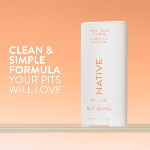 Native Deodorant Sweet Peach & Nectar - Natural Aluminum-Free Stick 2.65oz