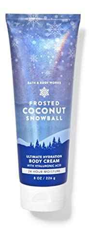 Bath and Body Works Gift Set of 2 - Body Cream - (Frosted Coconut Snowball), 2 Ounce
