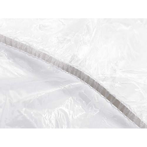 Colortrak Professional Bouffant Processing Caps, Single Use, Contain Hair During Perms, Conditioners, Relaxers, and Coloring, Extra Large, Clear Plastic, Usable as Shower Cap, 100 Per Pack