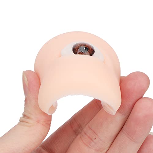 Soft Silicone Eye Model Practice Pair for Makeup & Eyebrow Training