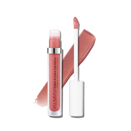 Almay Color & Care Hydrating Lip Gloss, Rose Glow