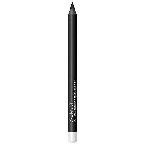 Almay All-Day Eyeliner Pencil, Hypoallergenic, Cruelty-Free, Oil-Free, Fragrance-Free, Ophthalmologist Tested, Long Wearing and Water Resistant (Packaging May Vary), 110 Rich Black, 0.01 oz