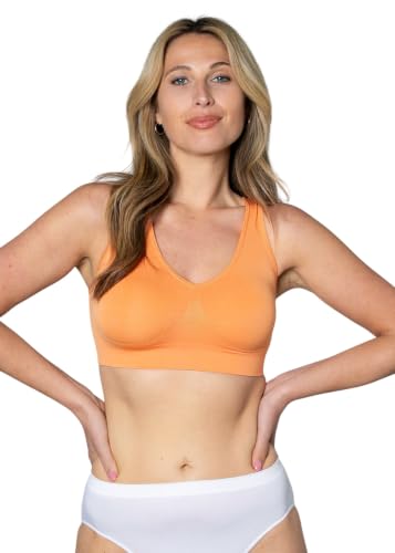 Plus Size Seamless Leisure Bra with Light Support - Wirefree, Over-the-Head