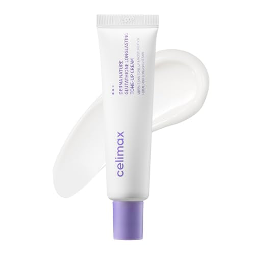 celimax Derma Nature Glutathione 9 Hour Long Lasting Tone Up Cream | Even Toning for Soothing, Hydrating, Moisturizing, 1.18 fl oz