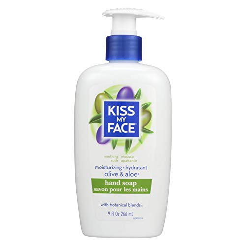 Kiss My Face Moisturizing Hand Soap, Olive & Aloe, 9 Fl Oz (Pack of 3)