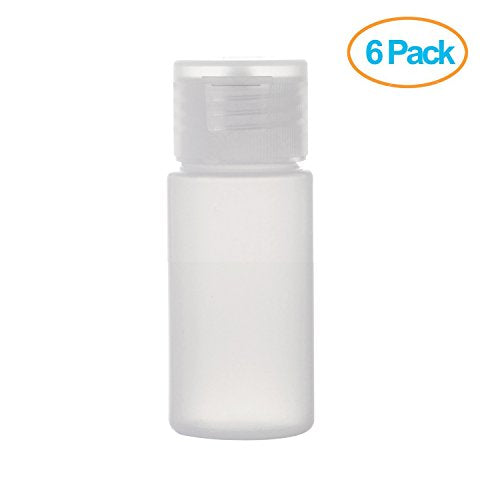 30ml Travel Size Empty Bottles Set of 6 - TSA Approved