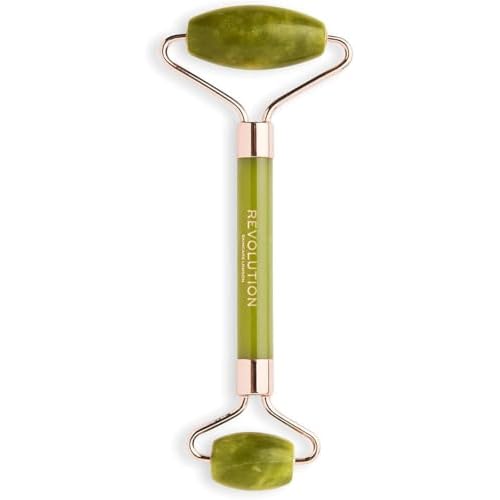 Revolution Skincare London, Jade Face Roller, Massager for Face, Neck & Body, 57g