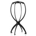 Obeoby Foldable Black Wig Stand for Short Wigs & Cosplay Hair - Portable