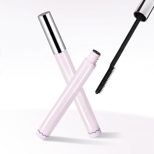Waterproof Mascara with Comb Brush, Black Mascara, Natural Look, Long-Lasting Hold, Lengthening, Smudge-Proof, No Clumping
