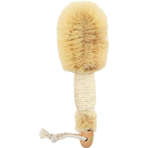 Baudelaire Sisal Bath Brush for Shower - 9 in - Traditional Japanese-Style Loofah Brush for Excellent Body Exfoliation - Essential Back Scrubber That Freely Removes Dead Cells.