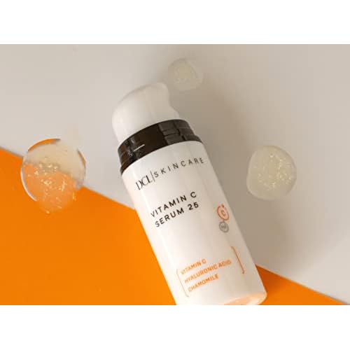 DCL Skincare Vitamin C Serum 25 with Ethyl Ascorbic Acid & Hyaluronic Acid, 1 fl oz