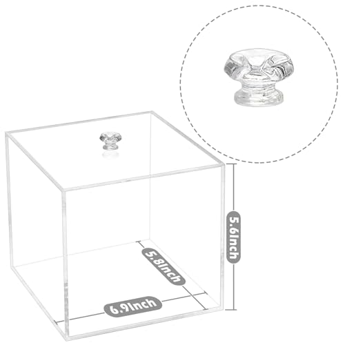Disposable Face Towel Holder, Facial Towelettes Container Box, Acrylic Box for Facial Towels, Clear