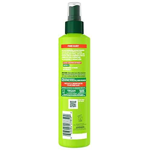 Garnier Fructis Grow Strong Thickening 10-in-1 Spray, Biotin-C, 8.1 Fl Oz, 1 Count (Packaging May Vary)