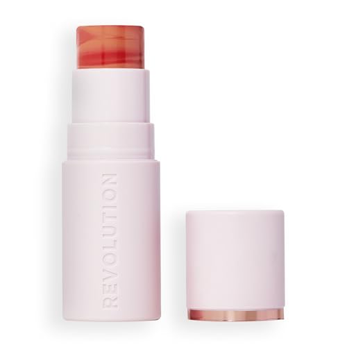 Revolution Skin Silk Marble Blush Stick - Sunkissed Apricot