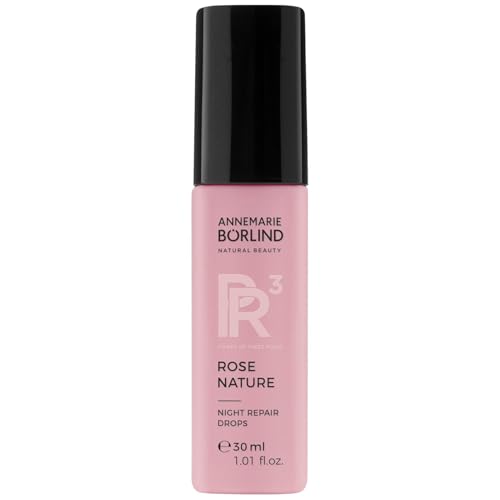 ANNEMARIE B?RLIND ROSE NATURE Night Repair Drops (1.01 Fl Oz) - Maintains the skin's melatonin balance, PR3 rose complex reduces the effects of blue light, vegan