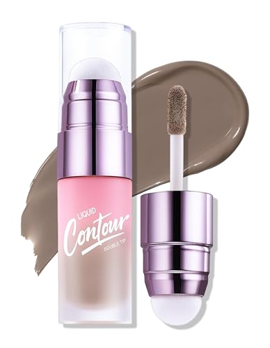 Erinde Cool Toned Liquid Contour Stick with Brush - Grey Brown