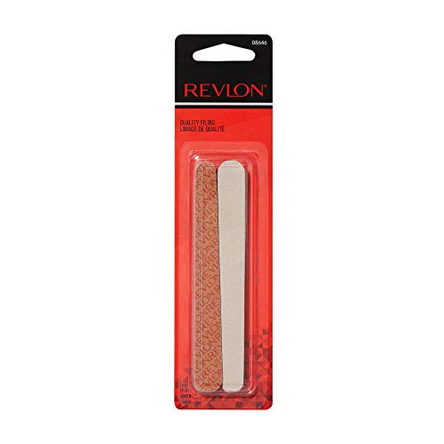 Revlon Compact Emery Board Nail Files Set of 10 Travel Size Nail Buffers