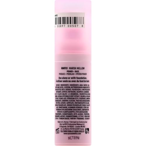 NYX PROFESSIONAL MAKEUP Marshmellow Smoothing Primer,Vegan Face Primer,10-In-1 Skin Benefits,(Pack of 2)