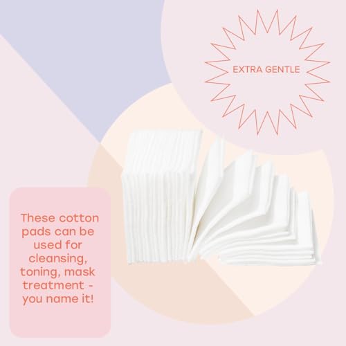 White Rabbit – Naked Cotton Classic Premium 100% Pads for Toner Use,