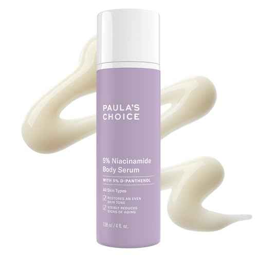 Paula's Choice 5% Niacinamide Body Treatment with Vitamin B3 & B5, Lotion for Discoloration, Redness, Wrinkles & Uneven Tone on Chest, Arms & Legs, Fragrance-free, 4 Fl Oz.