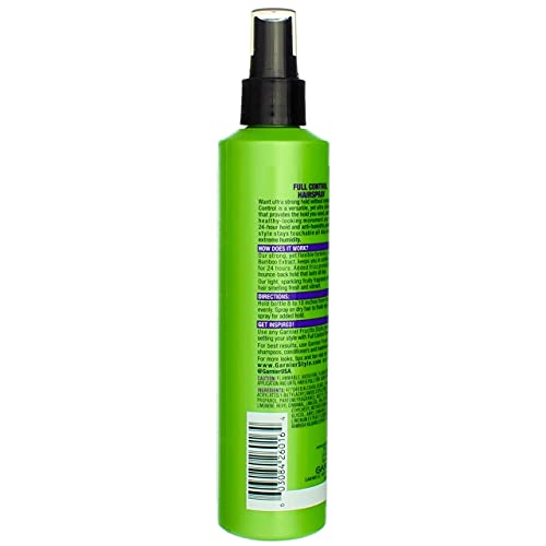 Garnier Fructis Style Full Control Anti-Humidity Non Aerosol Hairspray 8.5 oz (Pack of 6)