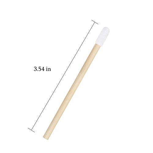 100pc Bamboo Lip Gloss Wands Disposable Brushes
