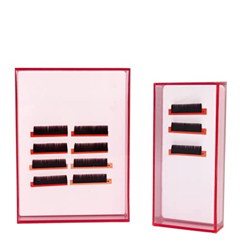 Eyelash Extension Pallet with Dustproof Cover - Pink
