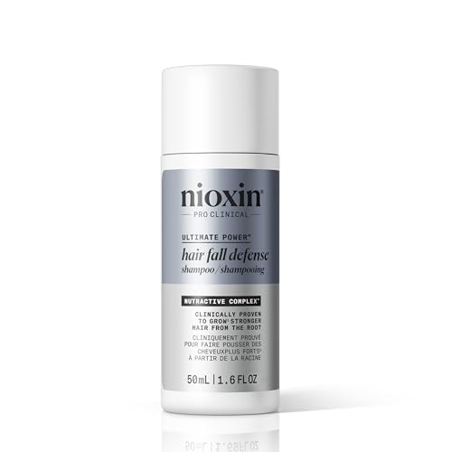 Nioxin Hair Fall Defense Shampoo for Thicker, Fuller Hair – Sulfate-Free