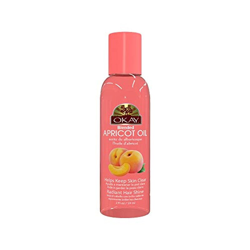 Apricot Blended Oil for Hair&Skin Paraben Free|Restores Moisture To Dry,Flaky&Itchy Skin|Helps Treat Dandruff&Adds Radiance To Hair|For All Hair Textures And All Skin Types|M
