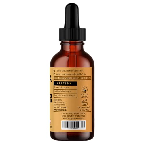 Natural Hair Oil Blend with Biotin for Dry Scalp & Frizz Control - 2oz
