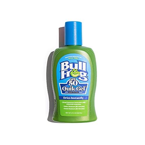 Bullfrog Quik Gel Sunscreen SPF 50 | Oxybenzone & Octinoxate Free | Broad Spectrum Moisturizing UVA/UVB, 5oz¡¦