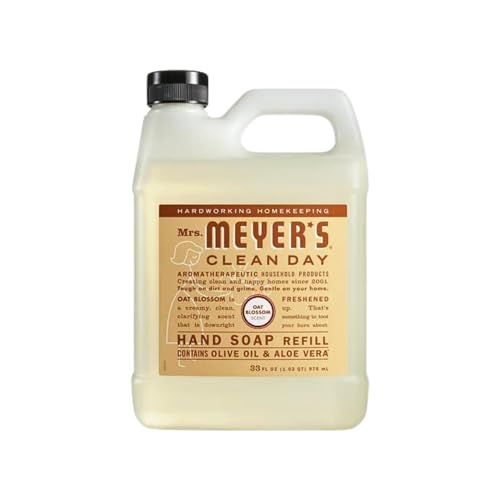 Mrs. Meyer's Liquid Hand Soap Refill, Oat Blossom 33 Fl Oz. (Pack of 2)