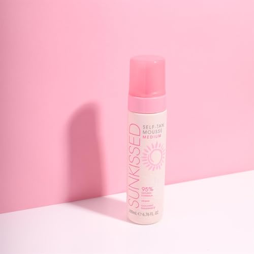 Sunkissed Medium Self Tan Mousse 200ml - Natural Bronze
