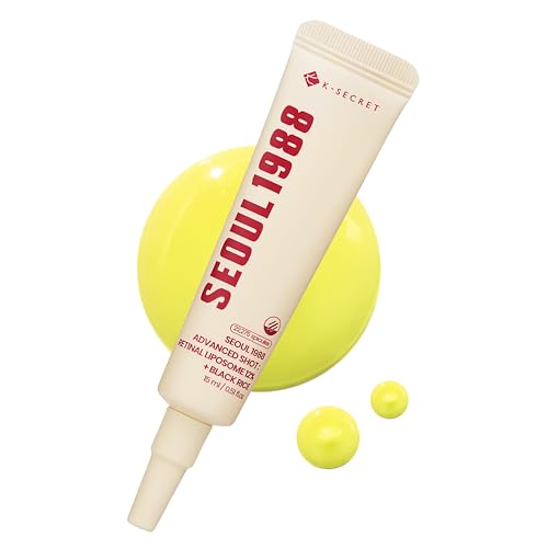 K-SECRET SEOUL 1988 Retinal Advanced Shot ? Formulated with 22,275 Spicules and Advanced Retinal Liposome 12% | Fine Lines and Skin Texture Care Serum | Korean Skincare, 15ml / 0.51 fl oz