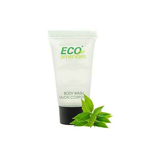 ECO AMENITIES Travel size 0.75oz hotel body wash bulk, Clear, 288 Count
